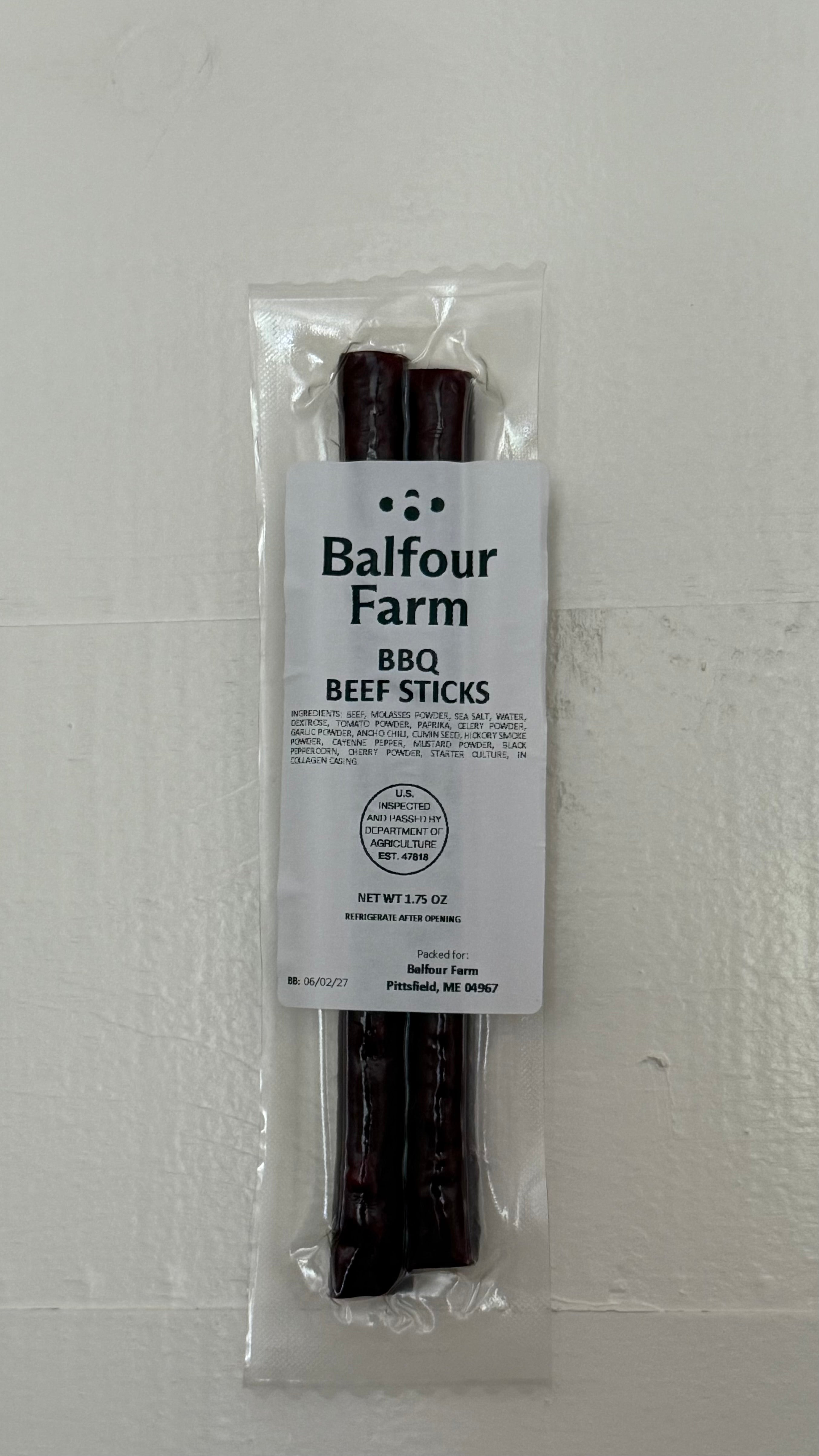 BBQ Beef Snack Stick
