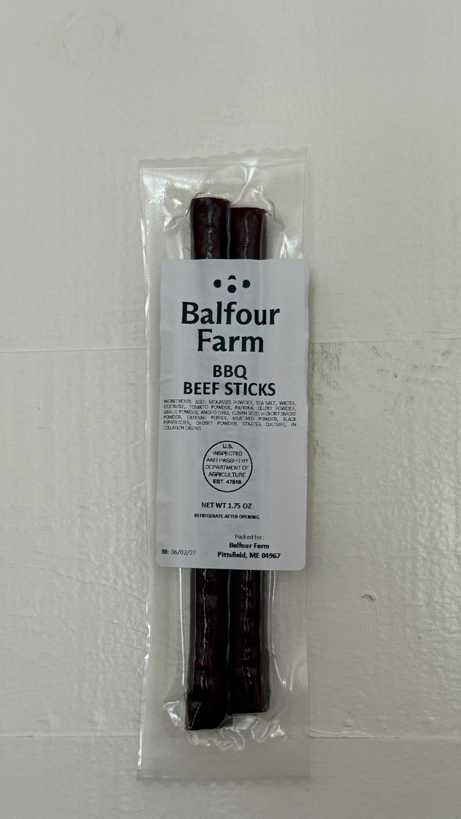 BBQ Beef Snack Stick